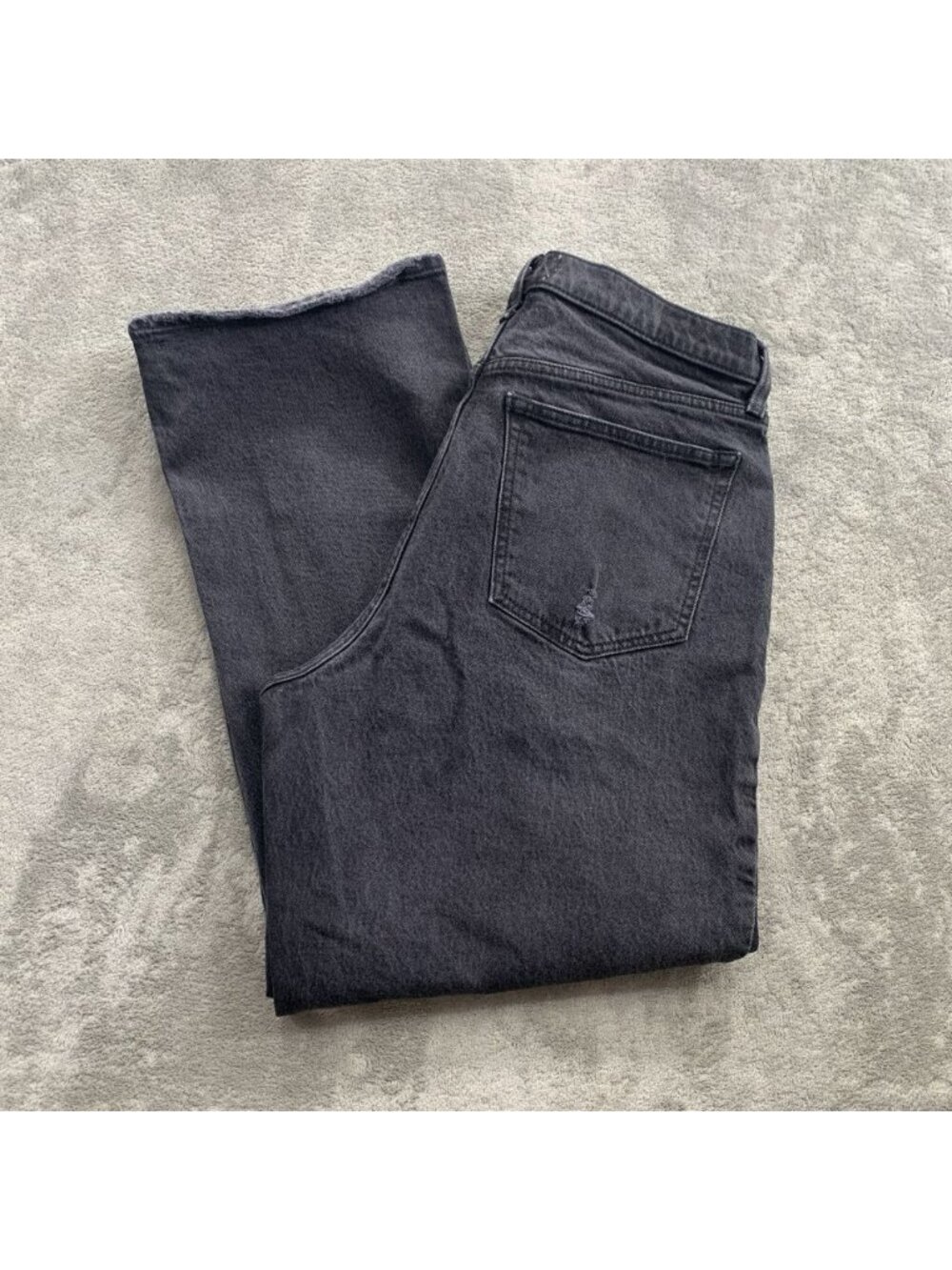 Abercrombie & Fitch 90s Baggy Low Rise Jeans Womens 30 10R Curve Love Distressed